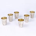 Sovjet (Rusland) Wodka cups - Beker - .948 (91 Zolotniki), Antiek en Kunst