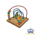 Houten speelgoed | Montessori | 	Speelgoed | Kralenspiraal, Kinderen en Baby's, Verzenden, Zo goed als nieuw, Overige typen