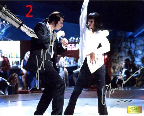 Pulp Fiction (1994) - Tarantino - Double signed by Uma