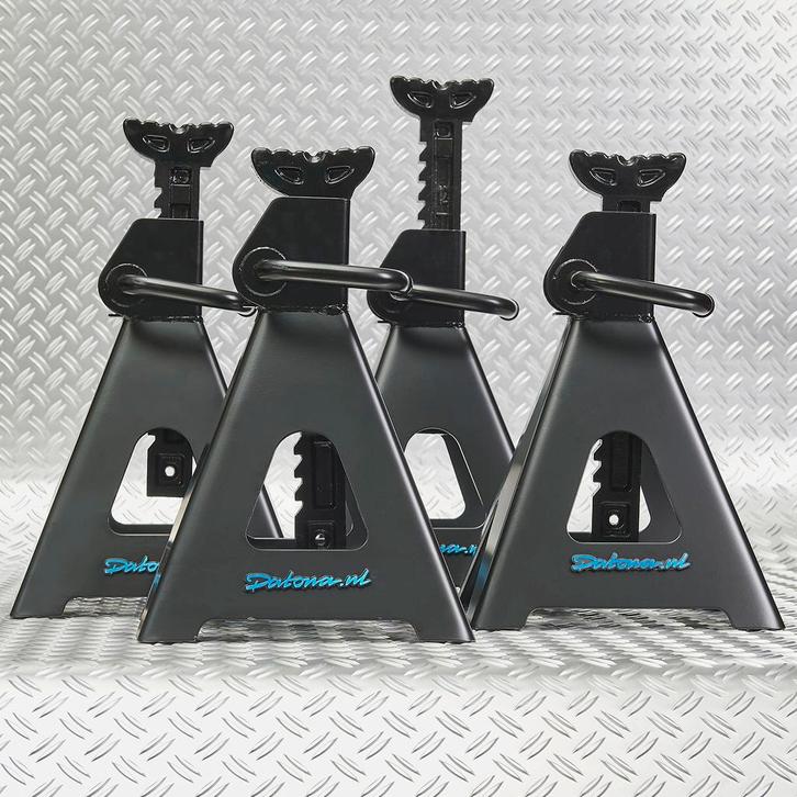 Datona Assteunen 12 ton - 4 stuks - Datona - Zwart, Auto diversen, Autogereedschap, Ophalen of Verzenden