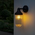 Stal- & Boerderijlampen Messing Muurspot Fabio Antiek Zwart, Tuin en Terras, Verzenden, Nieuw
