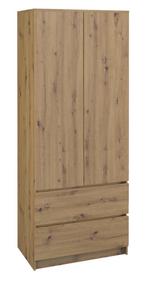 Kledingkast artisan 90 cm (Kledingkasten, Slaapkamer), Huis en Inrichting, Verzenden, Nieuw, 50 tot 100 cm, 150 tot 200 cm