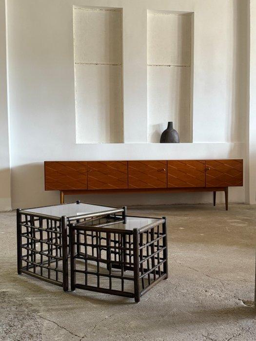 Salontafel (2) - Bamboe, Glas, Antiek en Kunst, Antiek | Meubels | Stoelen en Sofa's