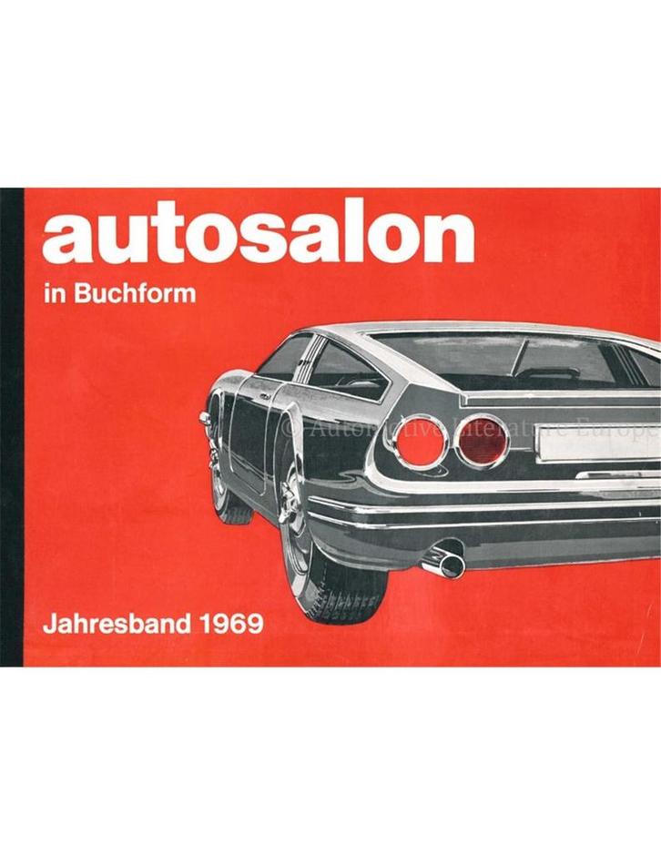1969 AUTOSALON IN BUCHFORM, Boeken, Auto's | Boeken