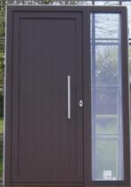 pvc / aluminium buitendeur , voordeur , deur 143 x 214, 120 cm of meer, Nieuw, Ophalen of Verzenden, Buitendeur