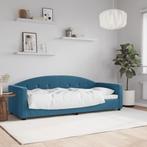 vidaXL Slaapbank 80x200 cm fluweel blauw, Verzenden, Nieuw