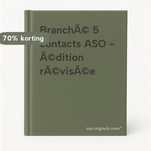 BranchÃ© 5 contacts ASO - Ã©dition rÃ©visÃ©e 9789030660361, Boeken, Schoolboeken, Gelezen, Verzenden
