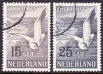 Nederland 1952 - Luchtpostzegel 15 Gld en 25 Gld Meeuwen -