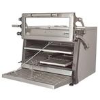 Houtskooloven-BBQ | Met Hefbare Deur | RVS | 75kg/u | GN, Verzenden, Nieuw in verpakking