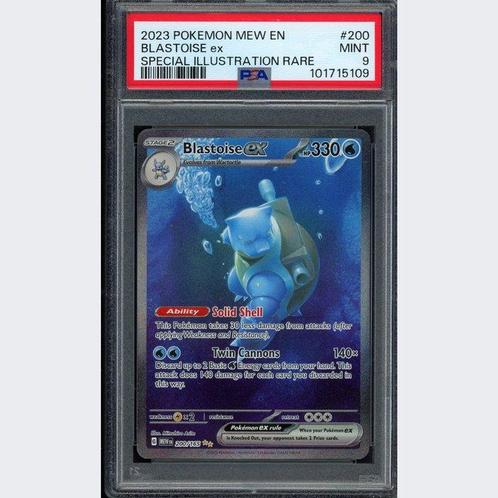 Pokémon - 1 Graded card - Blastoise ex [Special Illustration, Hobby en Vrije tijd, Verzamelkaartspellen | Pokémon