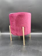 Chic Velvet (New) - Poef - Fluweel, Staal