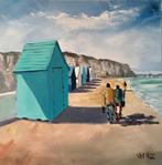 R. van Hille (XX) - Normandie, Dieppe, La plage