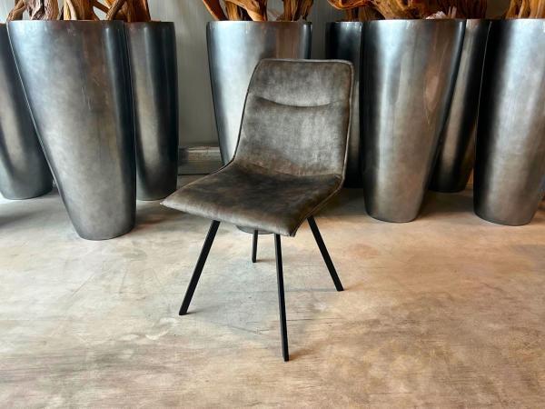 Veiling - Stoel Nora (set van 6) Velvet - Velours - Groen, Huis en Inrichting, Stoelen