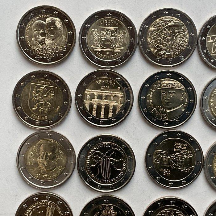 Europa. 2 Euro Various Years (25 munten) (Zonder, Timbres & Monnaies, Monnaies | Europe | Monnaies euro