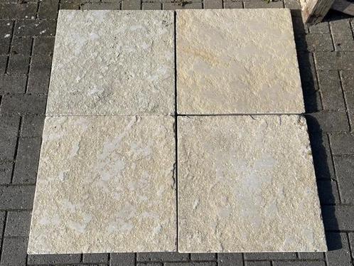 Natuurstenen tegels Toscana - verouderd - 60x60x2 cm, Tuin en Terras, Tegels en Klinkers, Terrastegels, Nieuw, 10 m² of meer, Natuursteen