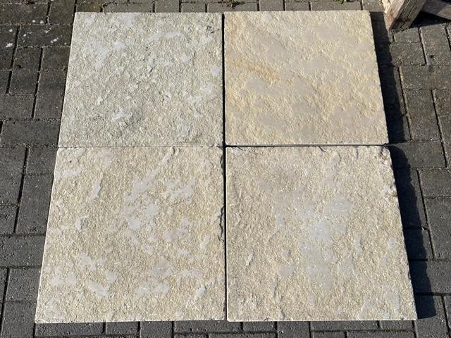 Natuurstenen tegels Toscana - verouderd - 60x60x2 cm, Tuin en Terras, Tegels en Klinkers, Terrastegels, Nieuw, 10 m² of meer, Natuursteen