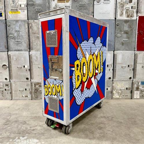 Iacobucci - Trolleys van luchtvaartmaatschappijen -, Antiek en Kunst, Antiek | Wandborden en Tegels
