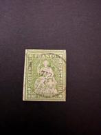 Zwitserland 1857/1862 - Sitzende Helvetia 40 Rp met Attest