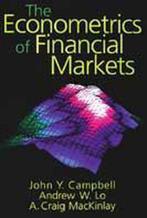 The Econometrics of Financial Markets 9780691043012, Boeken, Verzenden, Gelezen, Andrew W. Lo