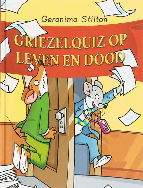 Griezelquiz op leven en dood / Geronimo Stilton / 25, Boeken, Kinderboeken | Jeugd | onder 10 jaar, Zo goed als nieuw, Verzenden
