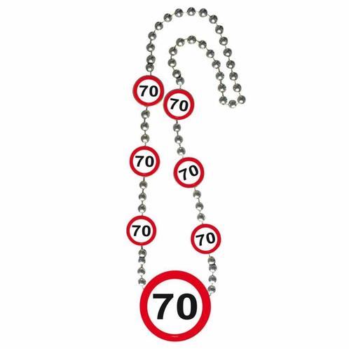 Ketting 70 Jaar Verkeersbord, Hobby en Vrije tijd, Feestartikelen, Nieuw, Verzenden