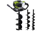 Zipper ZI-ELB70 - Benzine Grondboor - 1,65 kW - 3 Boren, Tuin en Terras, Verzenden, Zo goed als nieuw