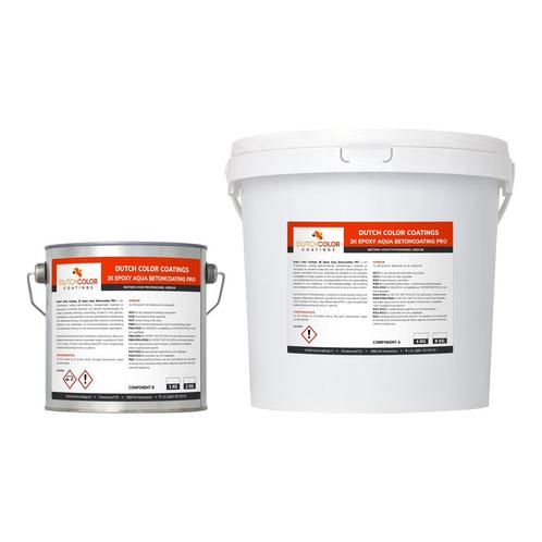 DCC 2K Epoxy Aqua Betoncoating RAL 7015 | Leigrijs, Doe-het-zelf en Bouw, Verf, Beits en Lak, Nieuw, Verzenden