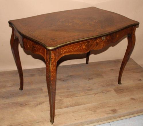 Luois XV Style - Bureau - Marquetterie van verschillende, Antiek en Kunst, Antiek | Meubels | Stoelen en Sofa's