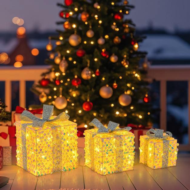 2eChoix | Boîtes de Noël illuminées Coast - PVC & Polyester, Huis en Inrichting, Woonaccessoires | Overige, Ophalen of Verzenden