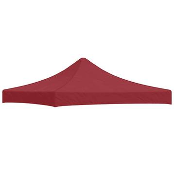 vidaXL Partytentdak 270 g/m² 3x3 m bordeauxrood, Verzenden