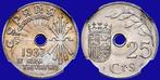 Spanje. Francisco Franco. 25 céntimos 1937. Madrid (Zonder