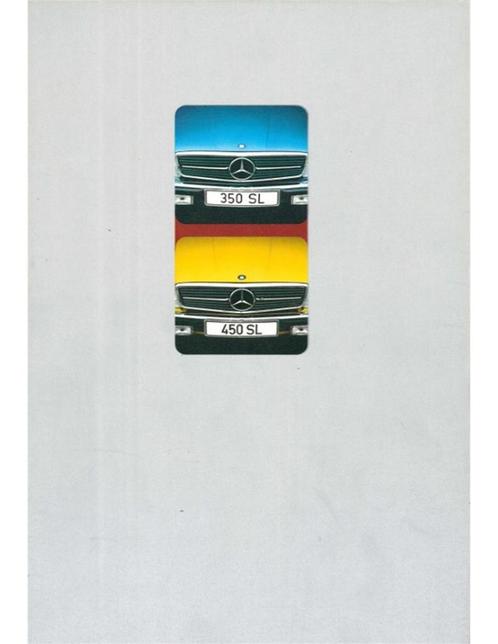 1973 MERCEDES BENZ SL BROCHURE DUITS, Boeken, Auto's | Folders en Tijdschriften