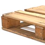 Gebruikte houten pallets 4-weg, Articles professionnels, Ophalen of Verzenden