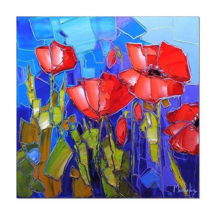 Caroline Mandrafina - Pfleger  Fleurs sauvages, Antiek en Kunst, Kunst | Designobjecten