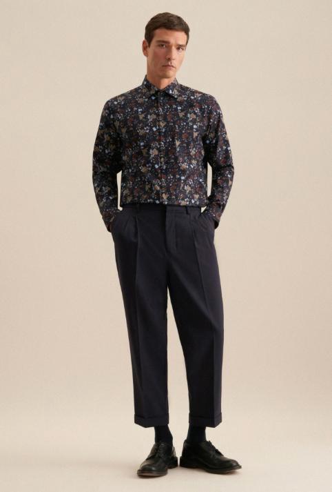 2dekans | Seidensticker Regular Fit Overhemd – Marine, Vêtements | Hommes, Chemises, Enlèvement ou Envoi