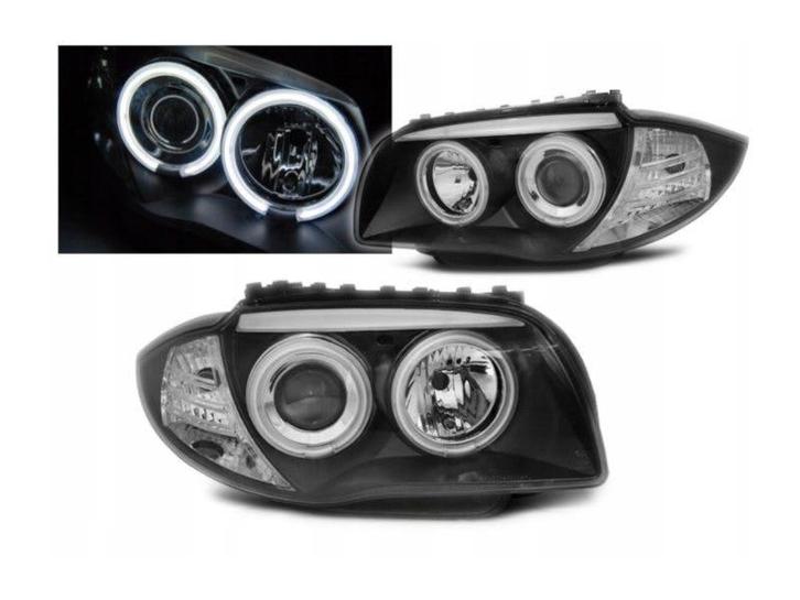 Koplamp units Angel Eyes CCFL Black geschikt voor BMW, Auto-onderdelen, Verlichting, Nieuw, BMW, Verzenden