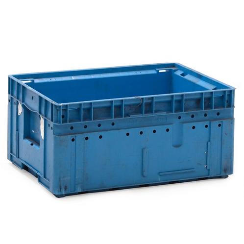 Stapelbak kunststof  L: 600, B: 400, H: 280 (mm) blauw, Bricolage & Construction, Casiers & Boîtes, Enlèvement ou Envoi