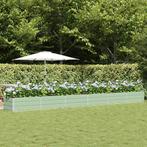 vidaXL Plantenbak Groen 600 x 80 x 45 cm Staal, Verzenden, Nieuw