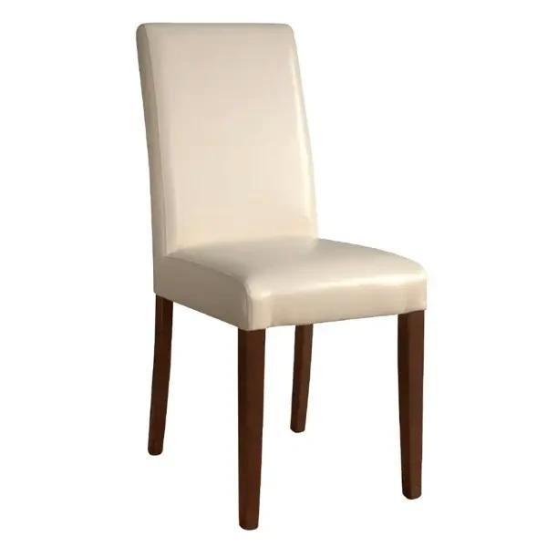 Stoelen | Kunstleer/Hout | Crème | Houtlook Poten | Indoor, Zakelijke goederen, Horeca | Keukenapparatuur, Nieuw in verpakking
