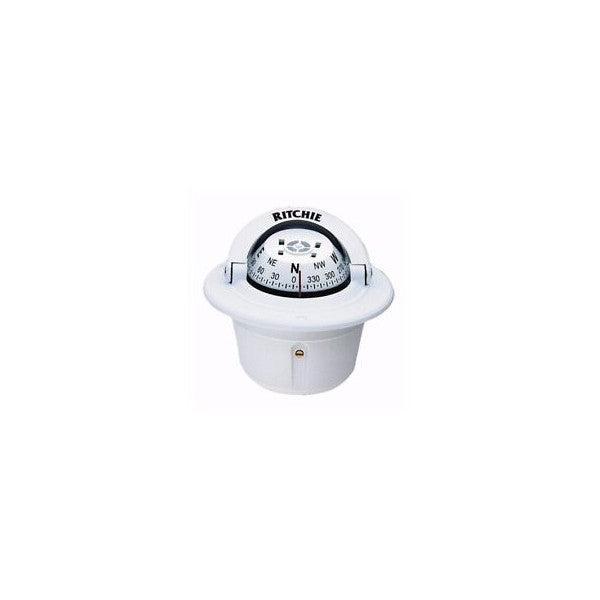 Bieden: Ritchie HF-79W flush mount compass white with light, Doe-het-zelf en Bouw, Gereedschap | Handgereedschap, Ophalen of Verzenden