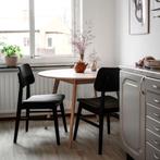 Naturel houten eettafel | Ronde eetkamertafel | ø115 cm, Huis en Inrichting, Tafels | Eettafels, Verzenden, Rond, Nieuw, Scandinavisch