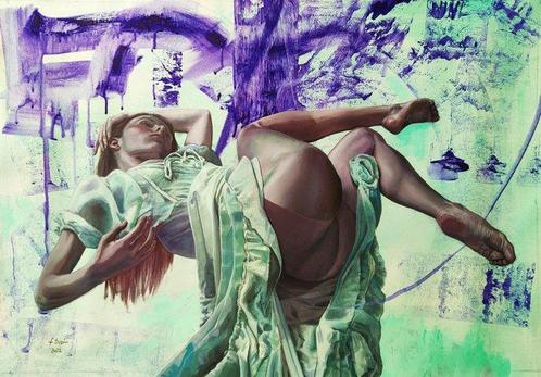 Francesco Dezio - In void, Antiek en Kunst, Kunst | Schilderijen | Modern