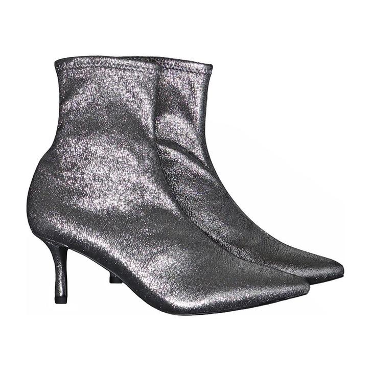 Senso • zilveren enkellaarsjes • 37, Kleding | Dames, Schoenen, Grijs, Nieuw, Verzenden