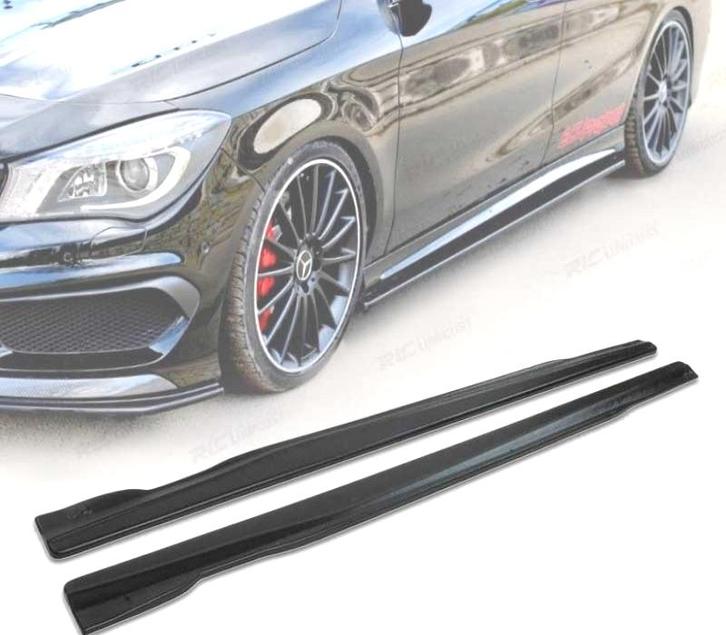 EXTENSIONS BAS DE CAISSE MERCEDES W117 45 W176 12-18 NOIR, Auto-onderdelen, Carrosserie, Verzenden
