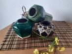 Handmade - Gemberpot (5) - Zeshoekig - Geglazuurd aardewerk, Antiek en Kunst