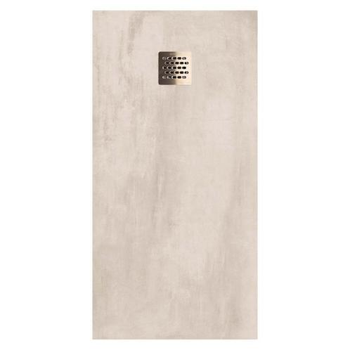 Douchebak Concrete Taupe 80x120 cm, Doe-het-zelf en Bouw, Sanitair, Douche, Nieuw, Ophalen of Verzenden
