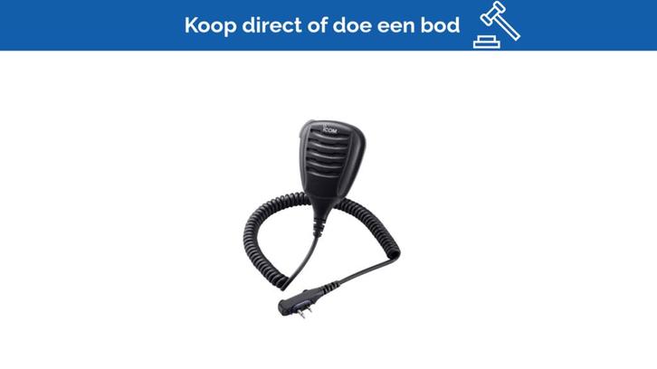 Bieden: Icom HM-168LWP IP67 Waterproof Speaker Microphone, Sports nautiques & Bateaux, Instruments de navigation & Électronique maritime