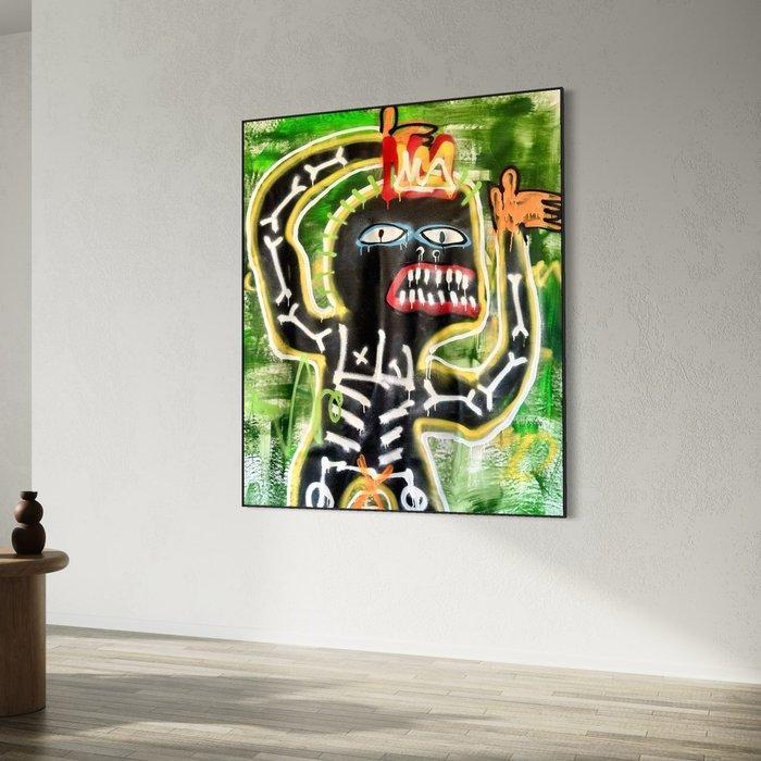 Timo Wedell - I am the Boss - XXL - Basquiat Style, Antiek en Kunst, Kunst | Schilderijen | Modern