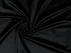 10 meter fluweel stof - Zwart - 150cm breed, 200 cm of meer, Nieuw, Polyester, 120 cm of meer