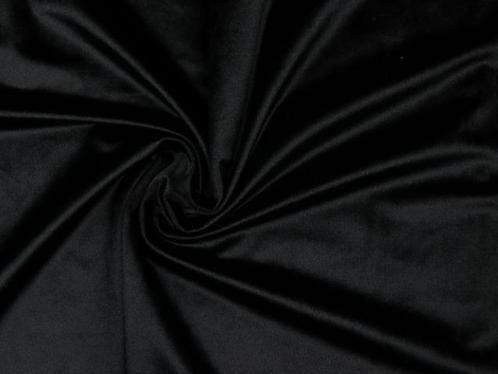 10 meter fluweel stof - Zwart - 150cm breed, Hobby en Vrije tijd, Stoffen en Lappen, 120 cm of meer, 200 cm of meer, Zwart, Nieuw